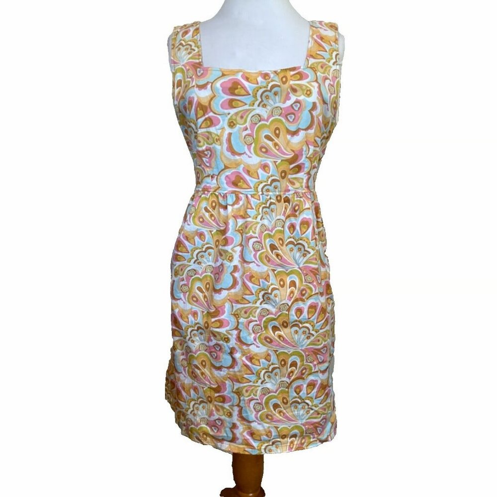 Tulle x Anthropologie paisley flower power sheath mini dress